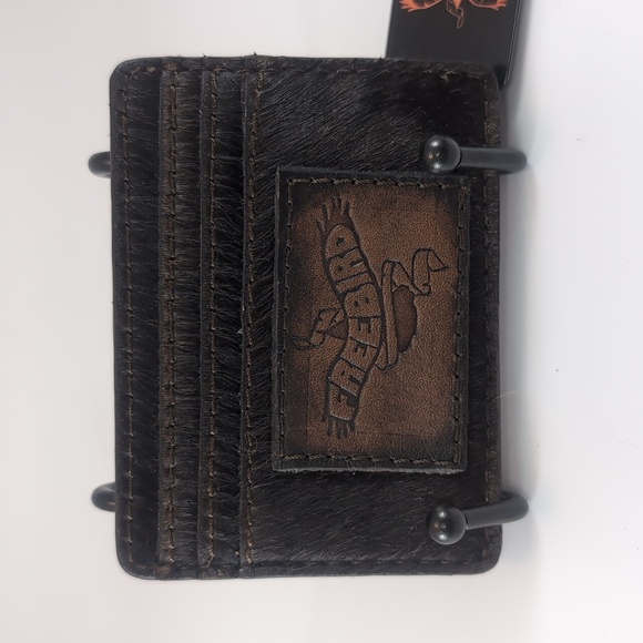 Freebird Credit Card Wallet NWT Black - Picture 1 of 4